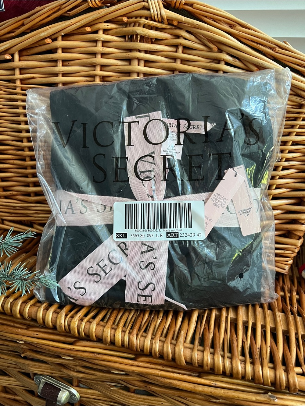 Victoria's Secret Signature Satin Long Pajama Set L NTW